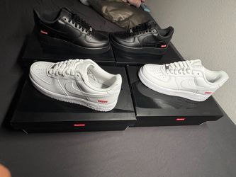 AIR FORCES SUPREME Size blancos 7.5 ,8.5 y negro size 7.5