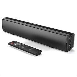 Majority Bowfell Small Sound Bar for TV with Bluetooth, RCA, USB, Opt, AUX Connection, Mini Sound/Audio System for TV Speakers/Home Theater, Gaming, P