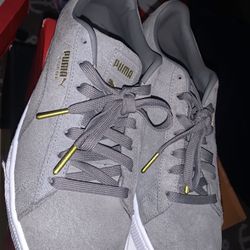 PumaxTmc Suede Grey Nipsey Hussle Shoes Size 10.5
