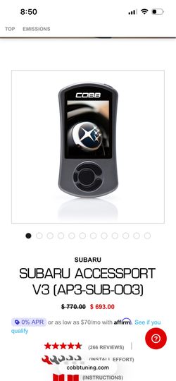 Cobb accessport