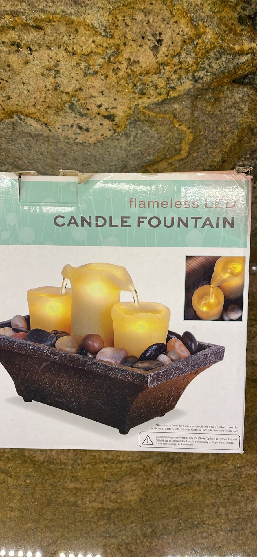 Candle LED fountain