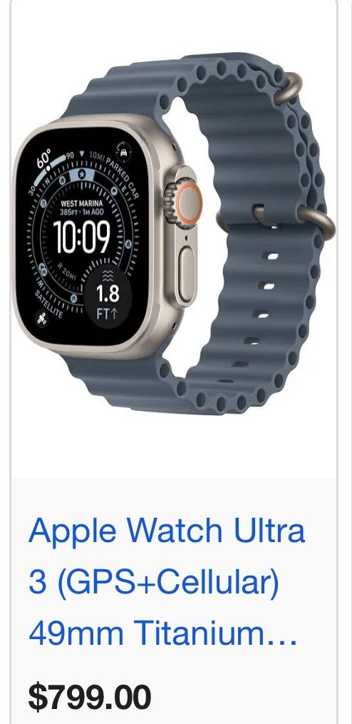 New Apple Ultra Watch