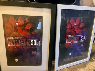 Framed & Matted RÜFÜS DU SOL Fillmore Posters – $10 each or $15 for both