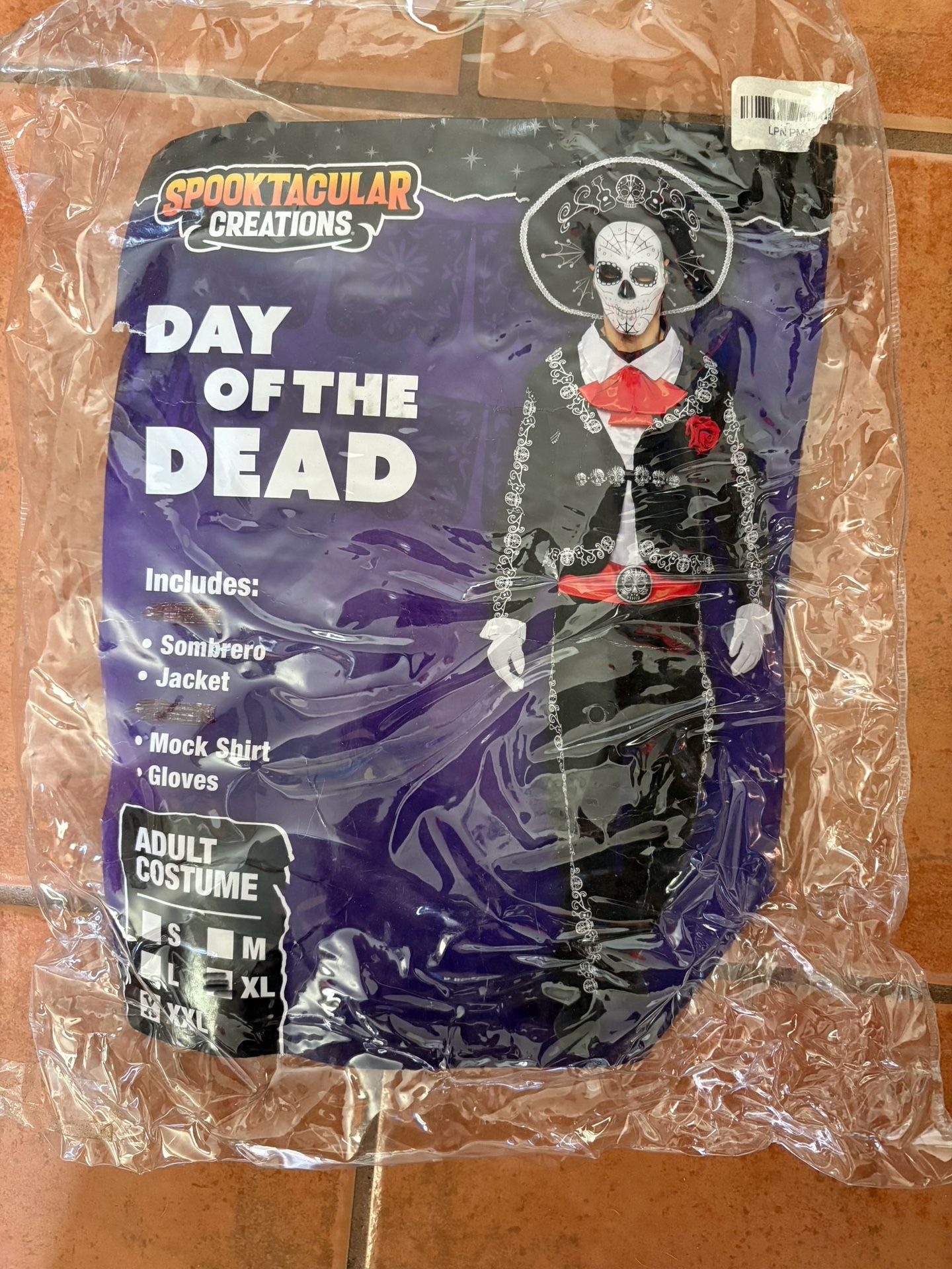 Day Of The dead Halloween Costume New..below👇 Description
