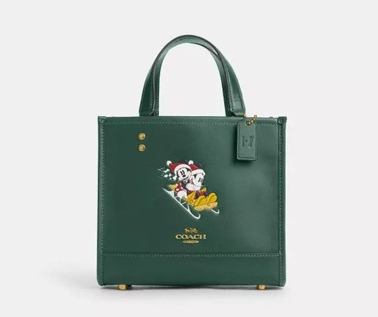 Coach Disney X Tote- Mickey And Minnie Sled
