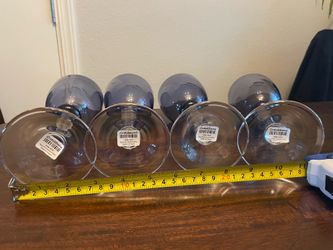 Cobalt blue goblets