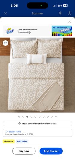Boho Comforter Set King