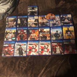 All They Games Are New I Played Them At the Most 4 Times I Don’t Have Time No More For The Game And I’m Selling My Games For $15-or$20