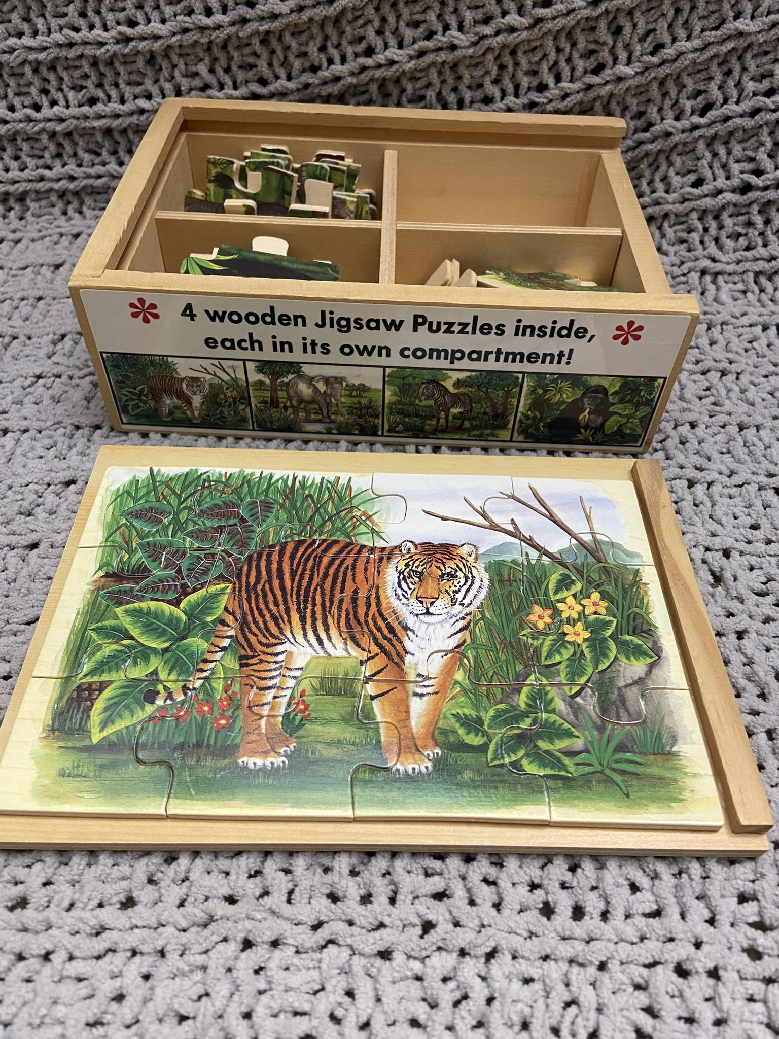 Melissa And Doug Wooden Jigsaw Puzzles