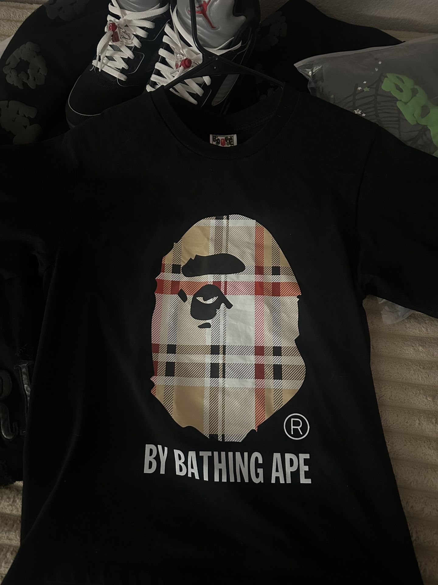Burberry Bape Tee Size S *READ DESC*