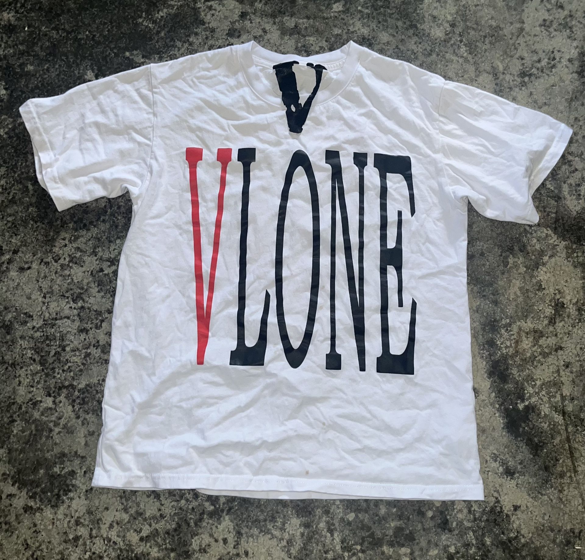 Vlone White Shirt Men’s Medium