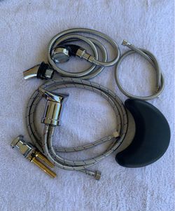 Shampoo Bowl faucet kit with nekrest