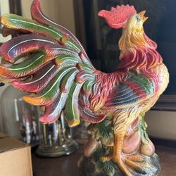 Large Ceramic Rooster