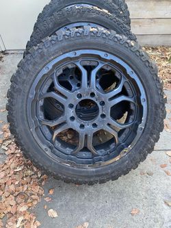 Full 8 lug wheel set