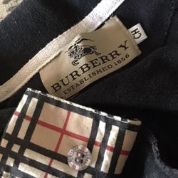 Burberry Black Polo Shirt