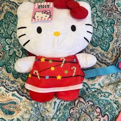 Mini plushy hello Kitty backpack