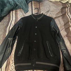 Guess Leather Jacket Size M