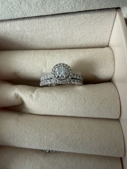 Wedding band set