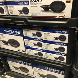 Alpine Amps And Speakers On Sale Today! 