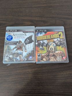PlayStation 3 PS3 Assassin's Creed Borderlands 2