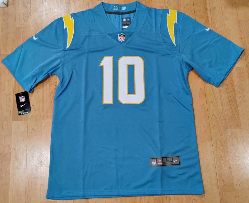 Justin Herbert Powder Blue Chargers Jersey