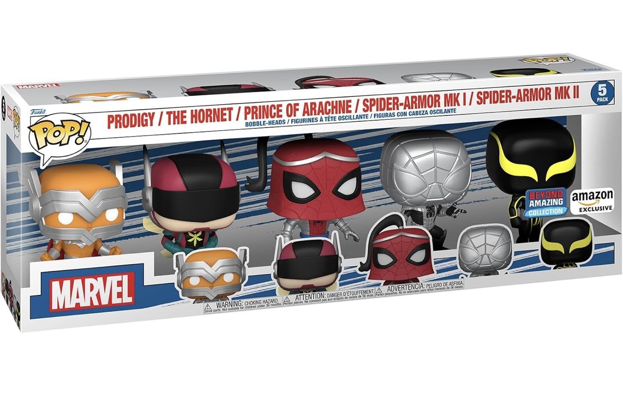 Amazon Exclusive Spider-Man / Marvel Funko Pops BUNDLE
