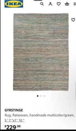 IKEA GYRSTINGE AREA RUG NEW