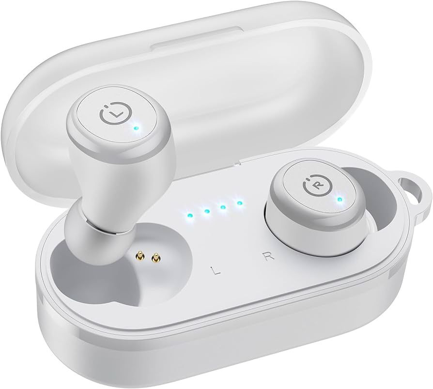 TOZO T10 Wireless Earbuds Bluetooth 5.3 Headphones, App Customize EQ, Ergonomic Design, 55H Playtime, Wireless Charging Case, IPX8 Waterproof Powerful