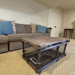 Repurposed Crab Pot Coffee Table – Nautical Home Accent