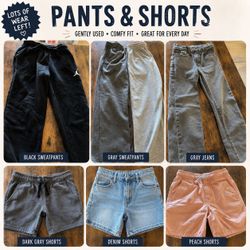 Kids Pants & Shorts Bundle – 6 Pieces