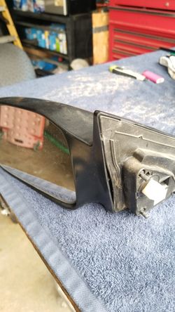 Cars driver side mirror