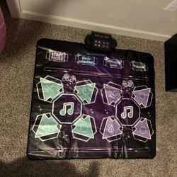 Kids Dance Mat Toys - 2-Player Dance Pad Gifts for Girls Boys Toddlers 3 4 5 6 7 8 9 + Year Old Electronic Dancing Mat Floor Games Toy with Music Ligh