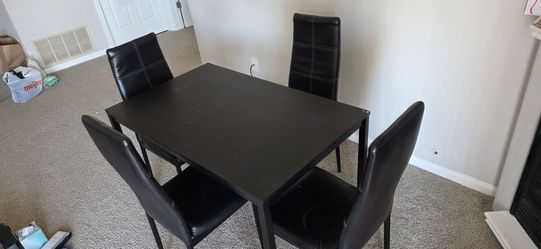 Big office table and 4 chairs