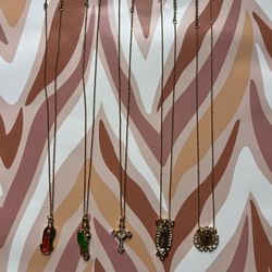 Catholic religious Charm Necklaces 