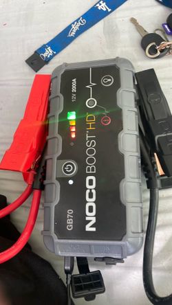 Noco boost HD 12v 2000 amps jump starter