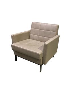 Steelcase Tan Leather Guest Chair