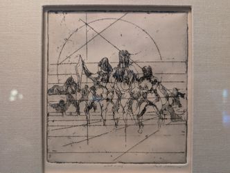 1964 Paul Darrow Etching – Artist Proof "Untitled" (Framed)