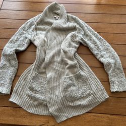 Candies Brand Long Sweater Cardigan Medium 