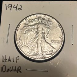 1942 Silver Standing Walking Liberty!