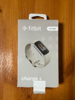 Fitbit Charge 6 Fitness Tracker — Silver/Porcelain, New Open Box