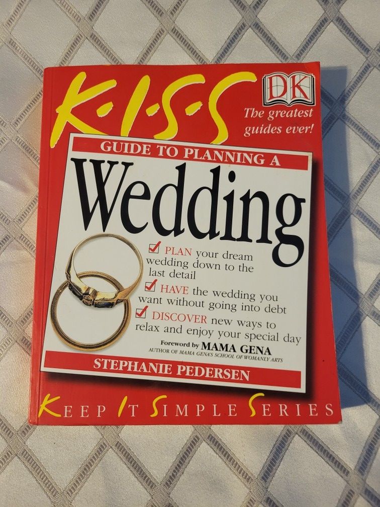 Kiss Wedding Planning Book