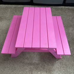 American Girl Picnic Table 