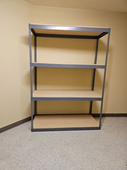 Boltless Shelving 60 in W x 24 in D Boltless Warehouse Shelves Garage Storage Racks 4 Tier Stronger Than Homedepot And Lowes Delivery Available