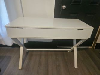 White Lift-Top Desk