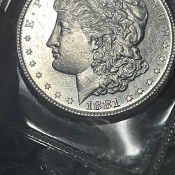 1881 S Morgan Dollar Mirrored Finish 