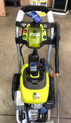 RYOBI 3,200 PSI 2.5 GPM ONE+ 18-Volt Electric Start Gas Pressure Washer