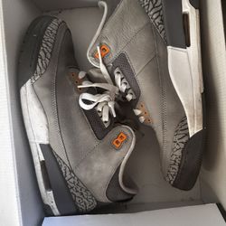 Cool Grey Jordan 3s Size 8.5 OG Box