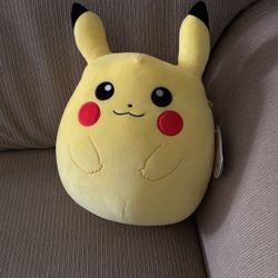 PIKACHU SQUISHMALLOW 10In. (Authentic) With Tags