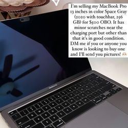 2020 Mac Book Pro 
