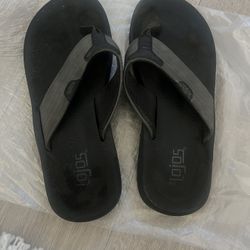 Flojos Men's Levee Flat Sandal Sz 10 Used 